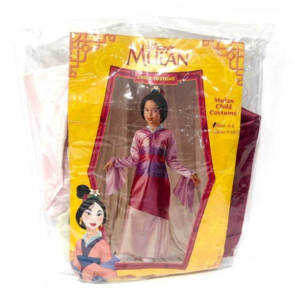 NWT Disguise Disney Mulan 2pc Matchmaker Dress Halloween Cosplay Costume